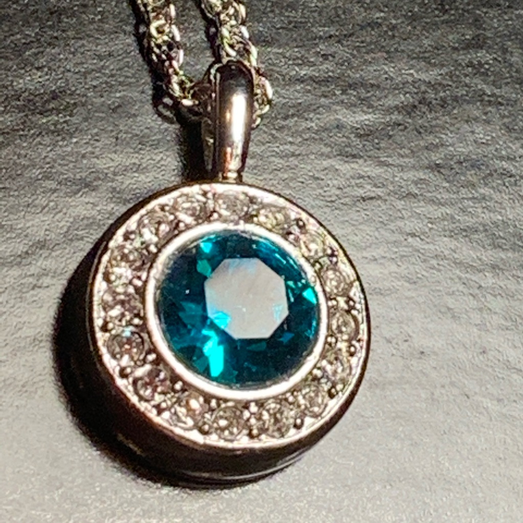 New Swarovski Birthstone Necklace December Zircon
